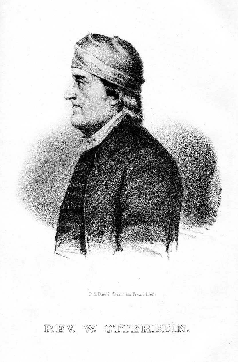 Philip William Otterbein, Alman-Amerikalı din adamı, 1854 by Unbekannt