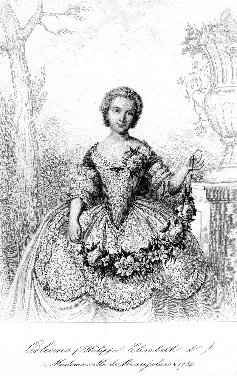 Filipin Elisabeth dOrleans, Matmazel de Beaujolais by Unbekannt