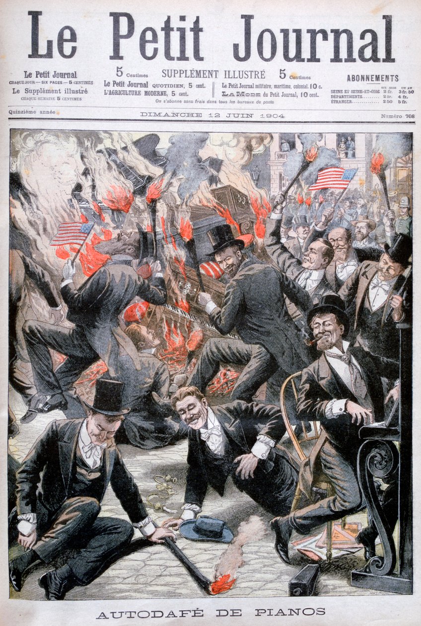 Piyano yakma, Amerika Birleşik Devletleri, 1904 by Unbekannt