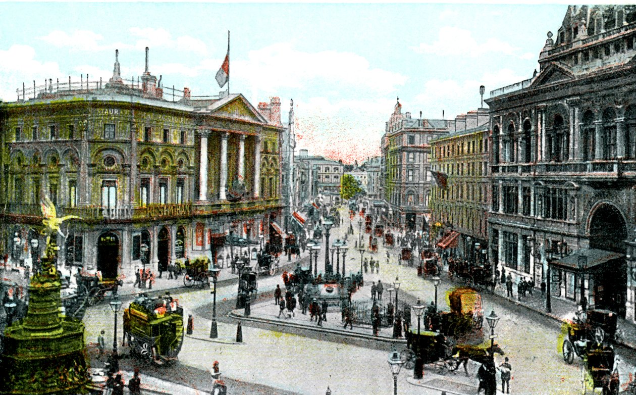 Piccadilly Circus, Londra, 20. Yüzyıl by Unbekannt