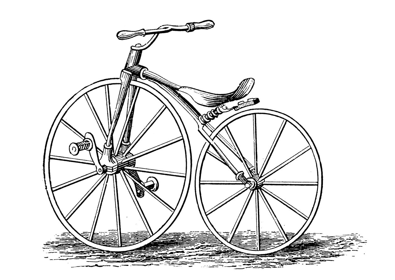 Pickerings krank pedallı bisiklet, bir Amerikan tasarımı, c1860s c1880 by Unbekannt