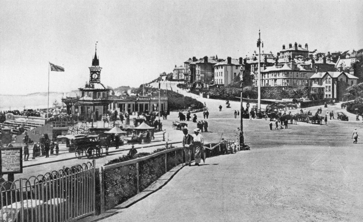 İskele Yaklaşımı, batıya bakış, Bournemouth, Dorset, c1910s by Unbekannt