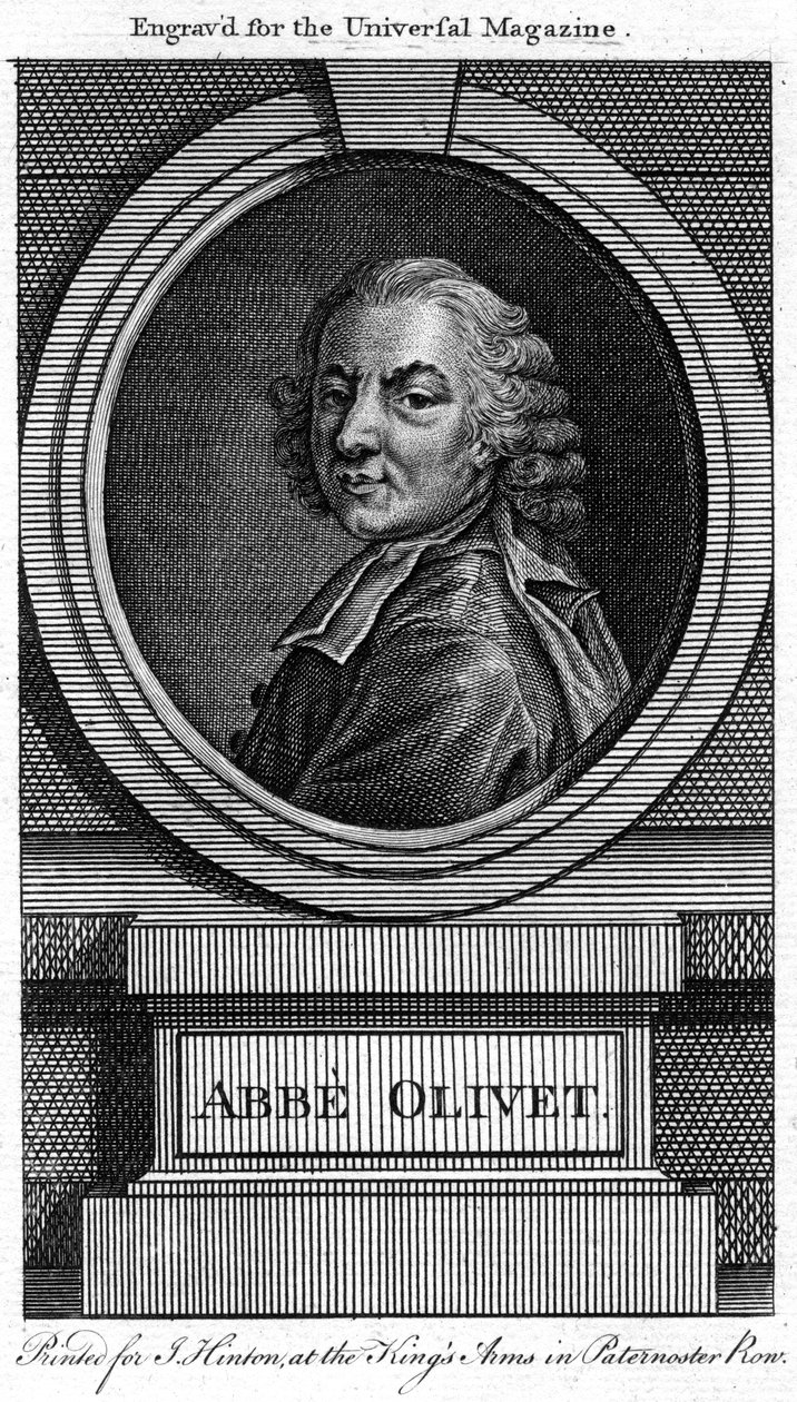 Pierre-Joseph Thoulier dOlivet, Fransız din adamı ve edebiyatçı, 18. yüzyıl by Unbekannt