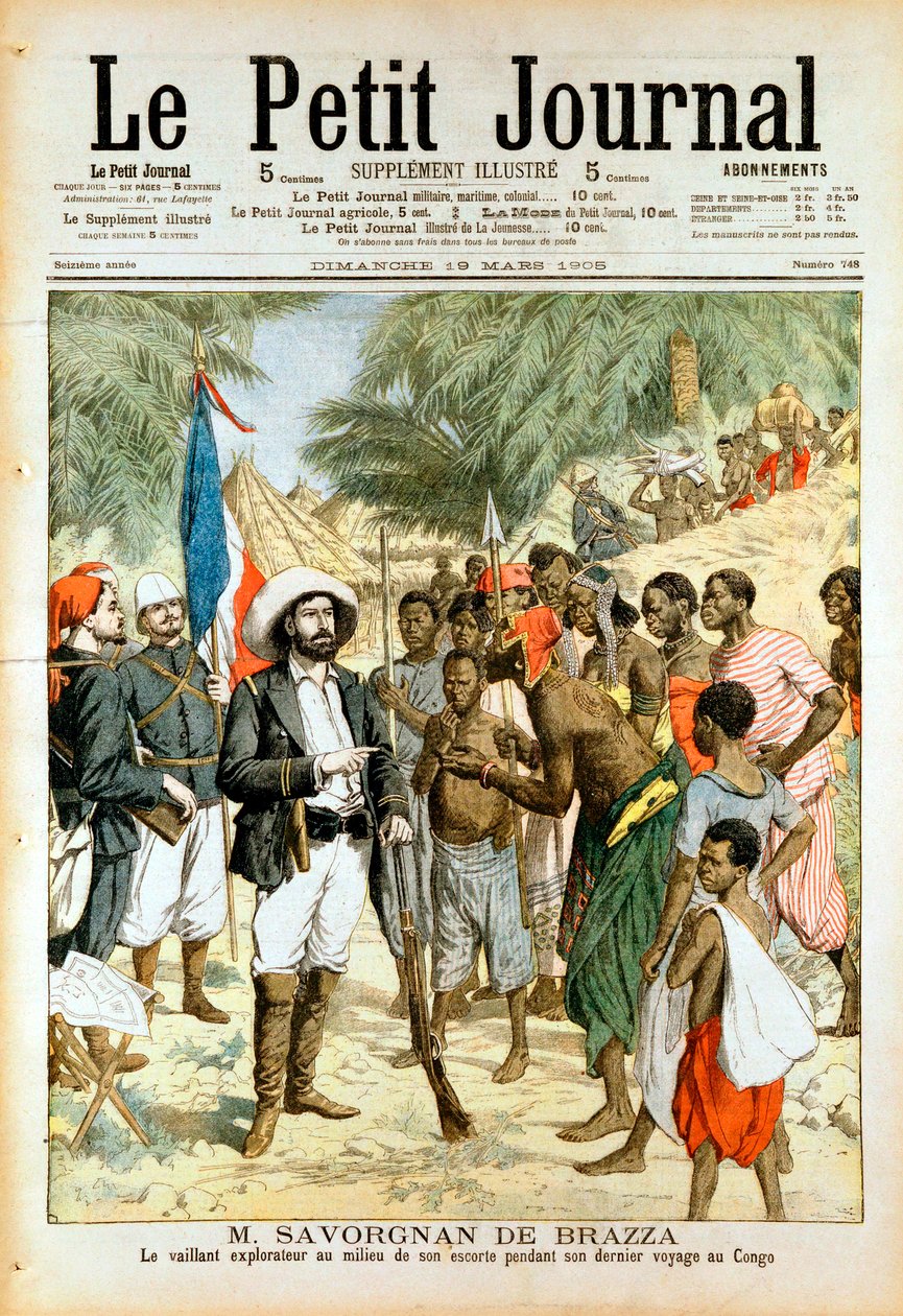 Pierre-Paul-Francois-Camille Savorgnan de Brazza, Fransız kaşif ve Brazzaville