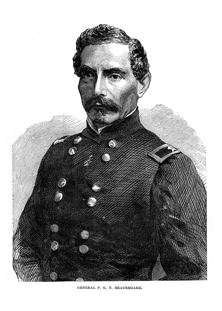 Pierre Gustave Toutant de Beauregard, Amerikan askeri, c1860