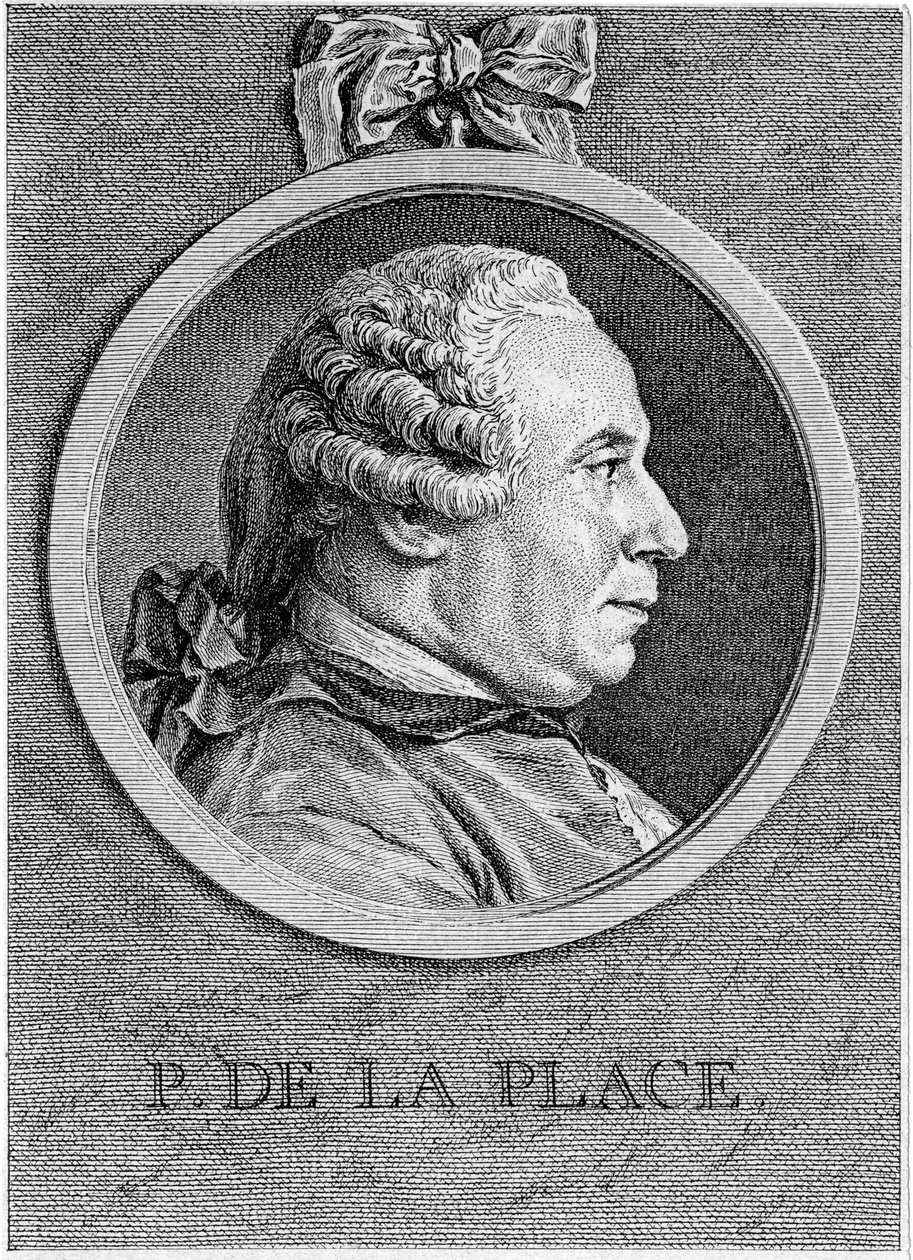 Pierre Simon Laplace, Fransız matematikçi ve astronom, 18. yüzyıl by Unbekannt