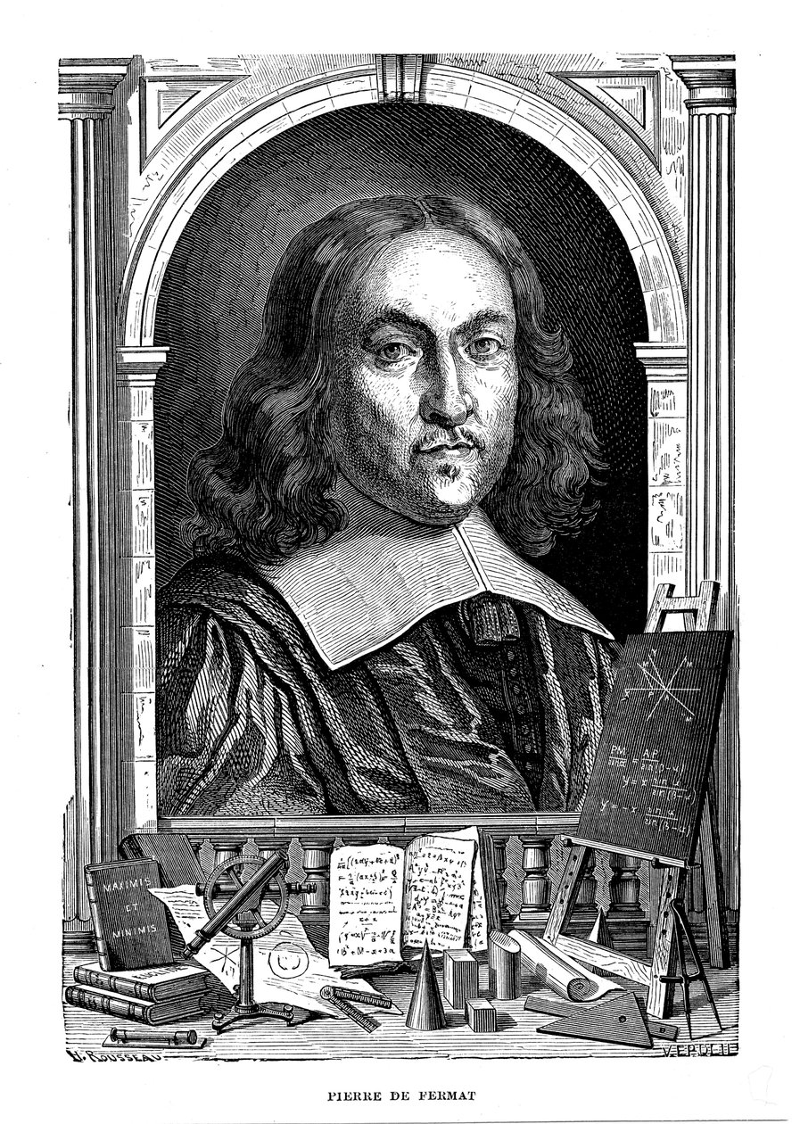 Pierre de Fermat, 17. yüzyıl Fransız matematikçisi, 1870 by Unbekannt