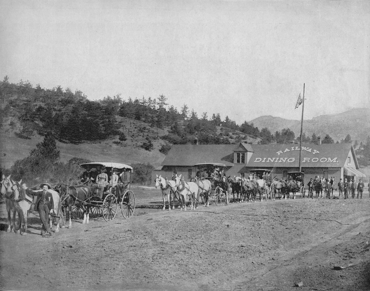 Pikes Peak Col. Paralı Yol, c1897. by Unbekannt