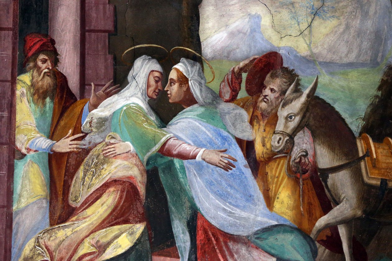 Hac kilisesi Madonna del Sasso. Ziyaret, Luka İncili, 20160508, Orselina, İsviçre
