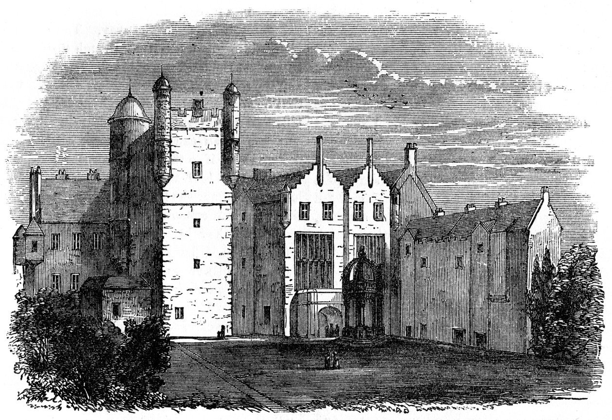 Pinkie House, Musselburgh, East Lothian, İskoçya, 18. yüzyıl 19. yüzyıl by Unbekannt