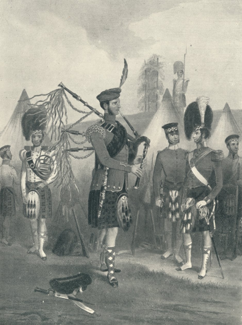 Piper, 93. Sutherland Highlanders, c19. yüzyıl 1909 by Unbekannt