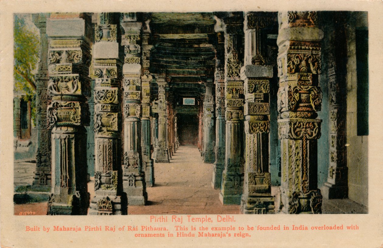 Pirthi Raj Tapınağı, Delhi, c1900 by Unbekannt