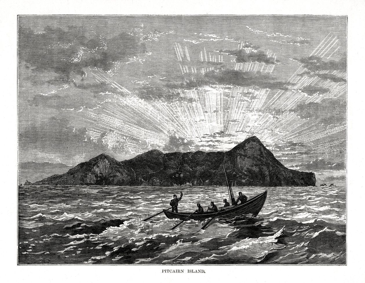 Pitcairn Adası, Pasifik Okyanusu, 1877 by Unbekannt