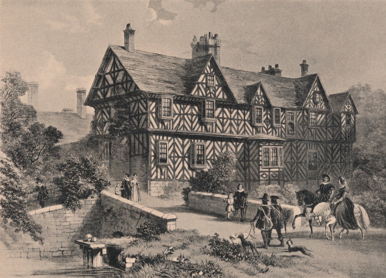 Pitchford Salonu, Shropshire, 1915 by Unbekannt