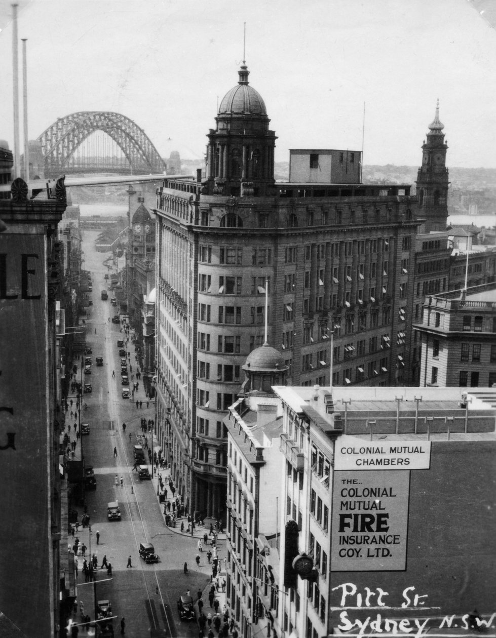 Pitt Street, Sidney, Yeni Güney Galler, Avustralya, 1945 by Unbekannt