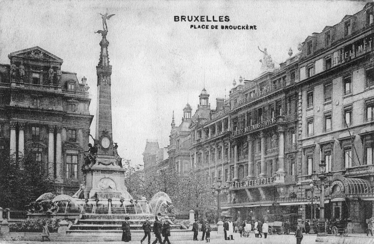 Place de Brouckere, Brüksel, Belçika, c1918 by Unbekannt