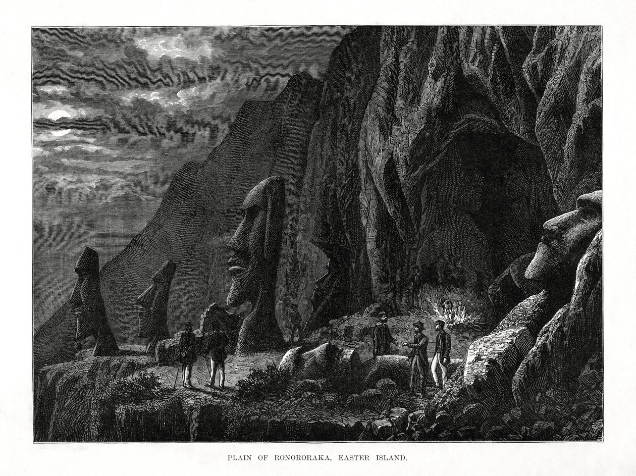 Ronororaka Ovası, Paskalya Adası, 1877 by Unbekannt