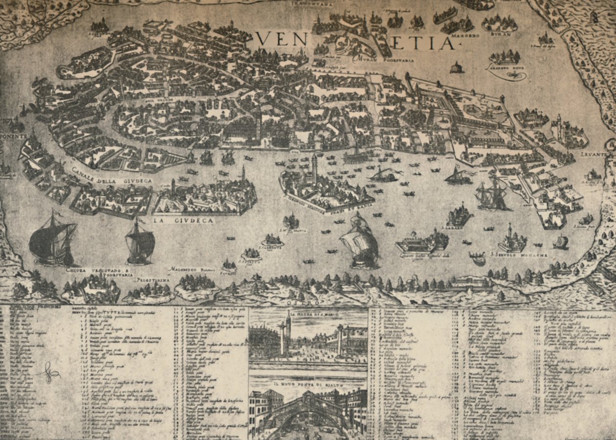 Venedik Planı, c. 1590, 1925. by Unbekannt