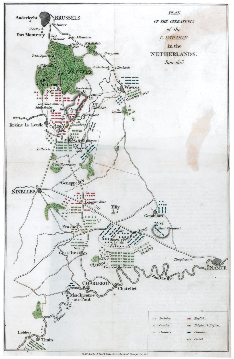 Hollanda'da Harekât Harekâtı Planı, Haziran 1815, 1816 by Unbekannt