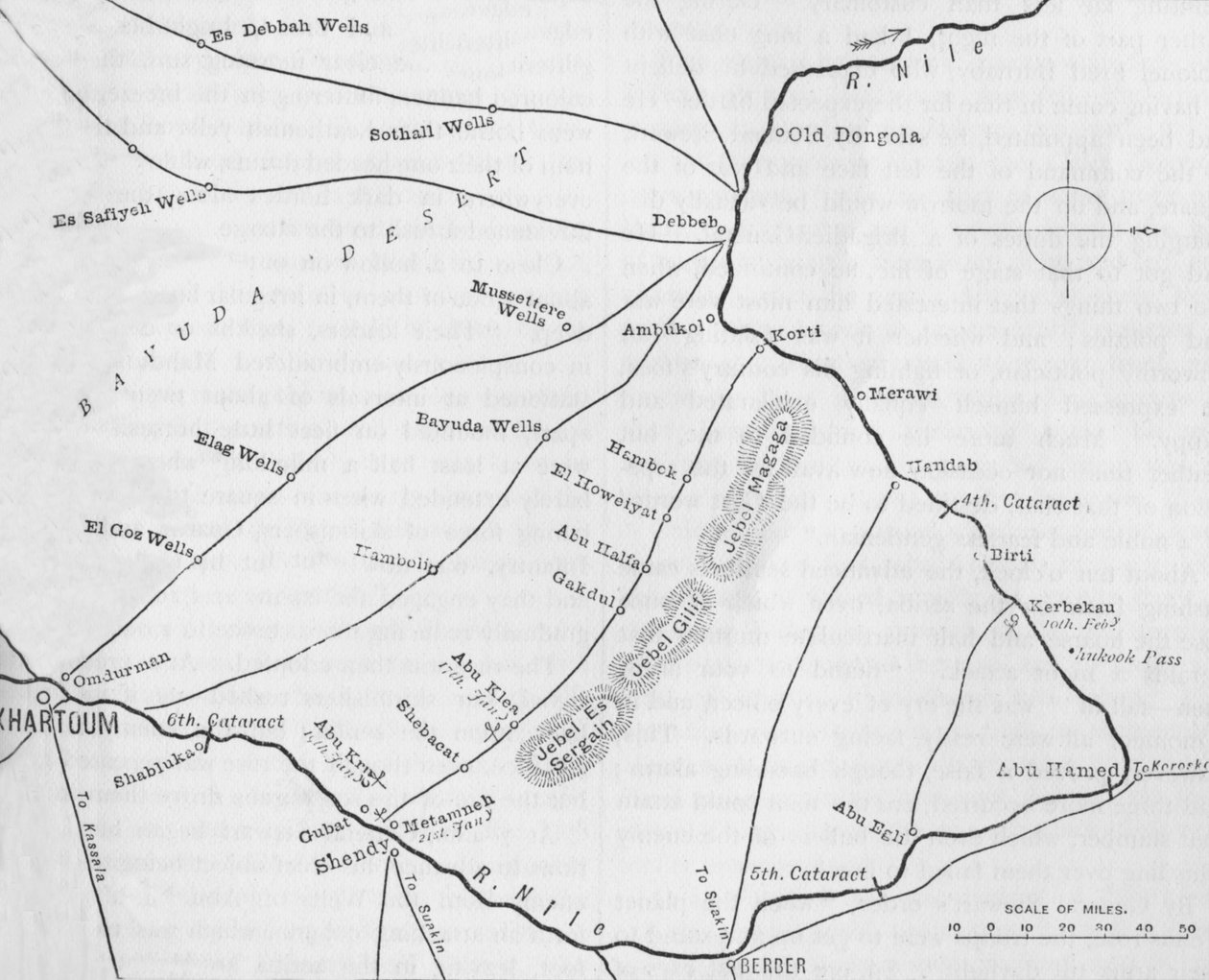 İkinci Sudan Seferinde Savaş Tiyatrosu Planı, c1881-85 by Unbekannt