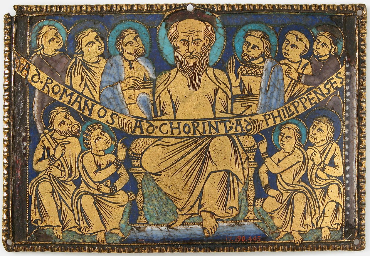 Aziz Paul ve Müritleri ile Plaket, İngiliz, yak. 1160-80. by Unbekannt