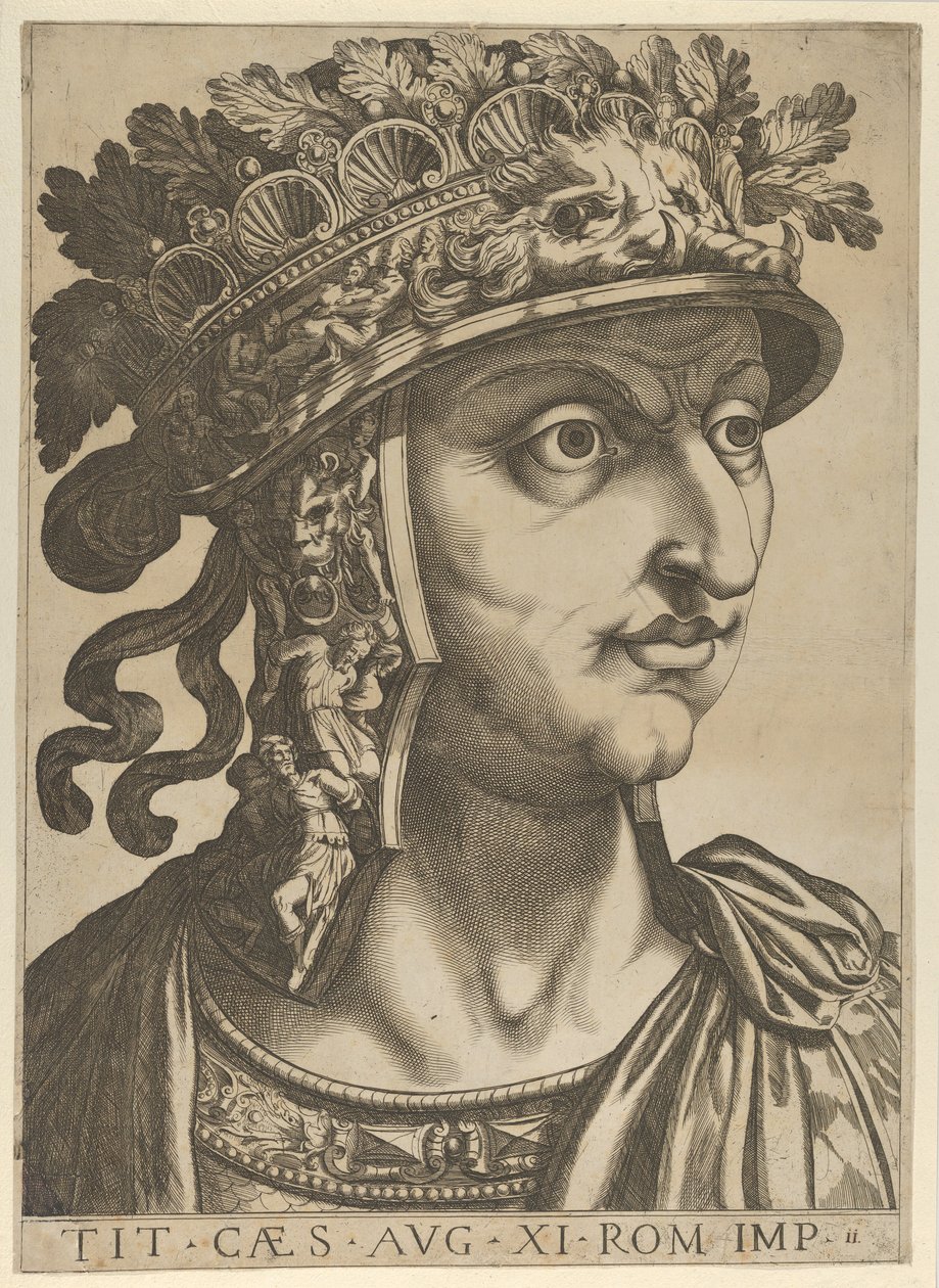 Levha 11: Sağa bakan Titus Vespasian, 