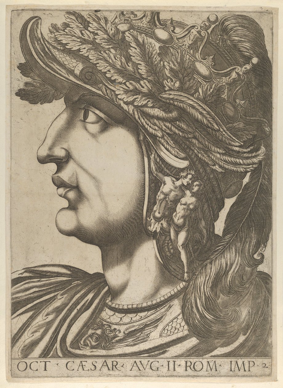 Levha 2: Octavianus profilden solda, 
