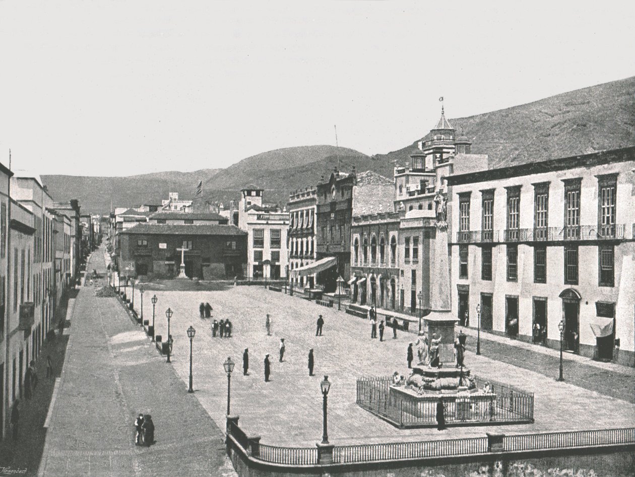 Plaza de la Candelaria, Santa Cruz de Tenerife, Kanarya Adaları, İspanya, 1895. by Unbekannt