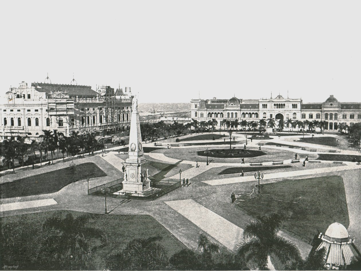 Zafer Meydanı, Buenos Aires, Arjantin, 1895. by Unbekannt