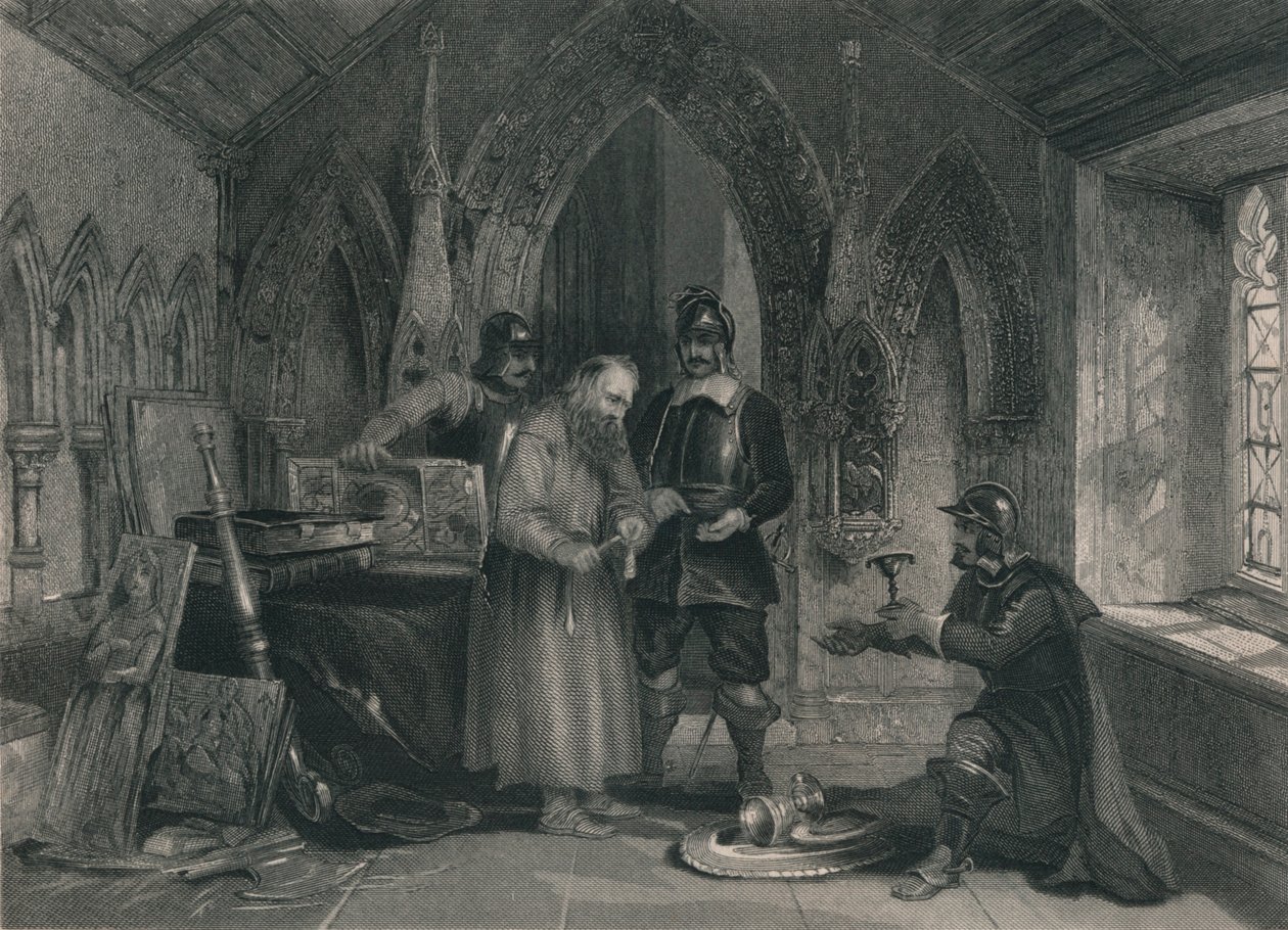 Manastırların Yağmalanması, 19. yüzyıl. by Unbekannt