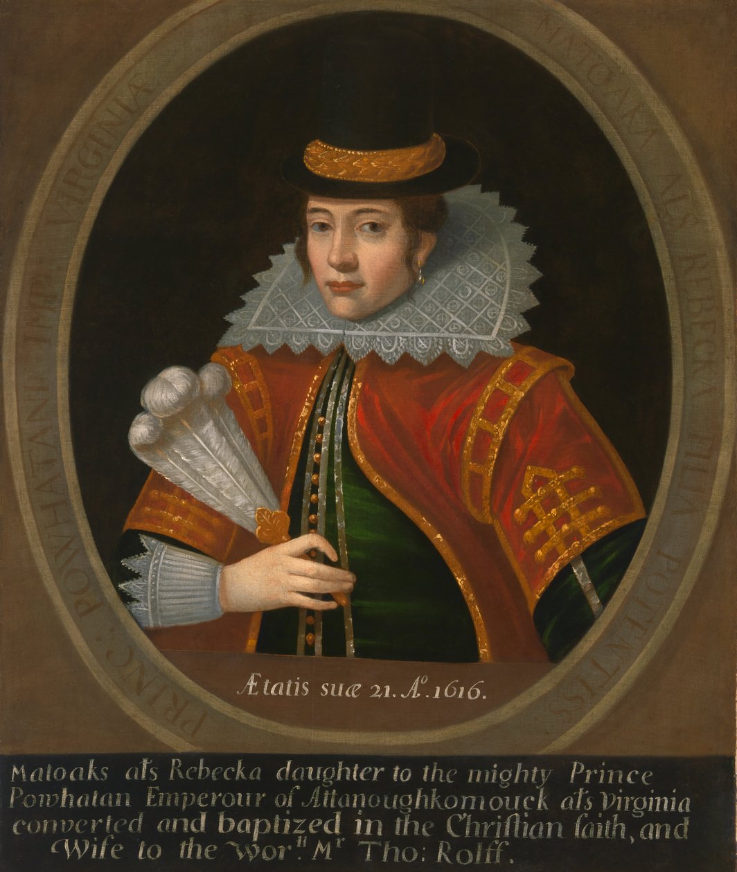 Pocahontas, 1616'dan sonra. by Unbekannt