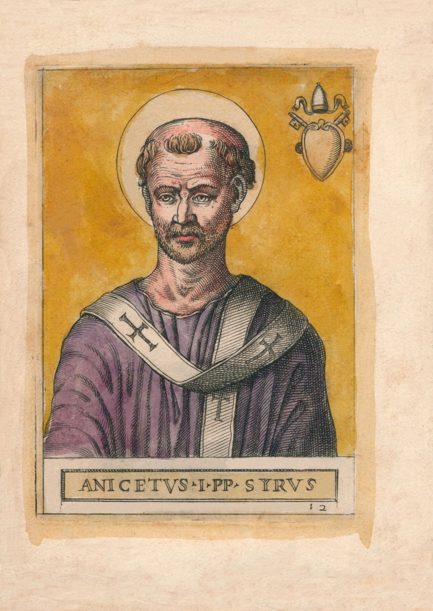 Papa Anicetus. by Unbekannt