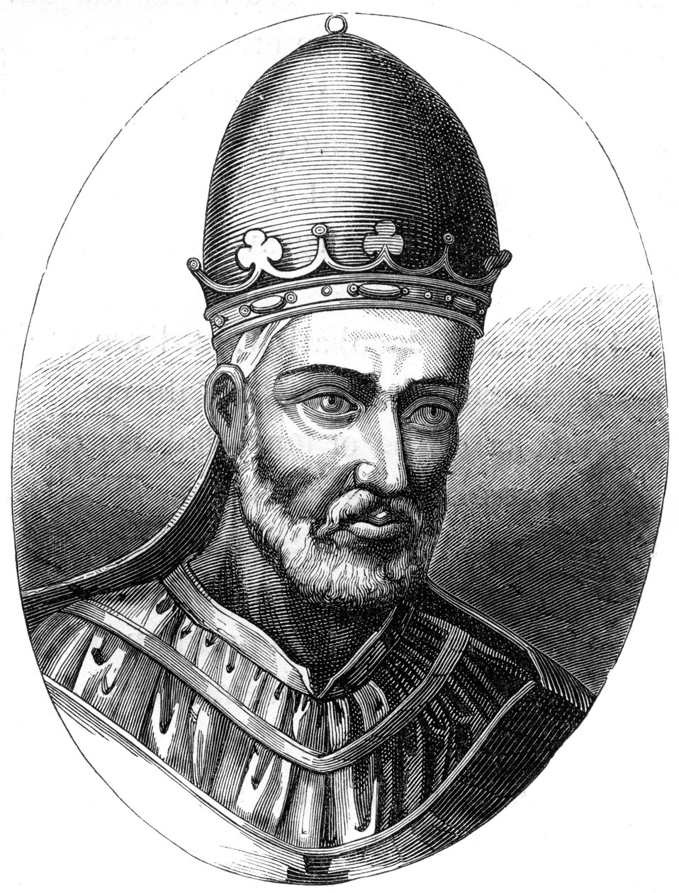 Papa Honorius III 1148-1227, 1849 by Unbekannt