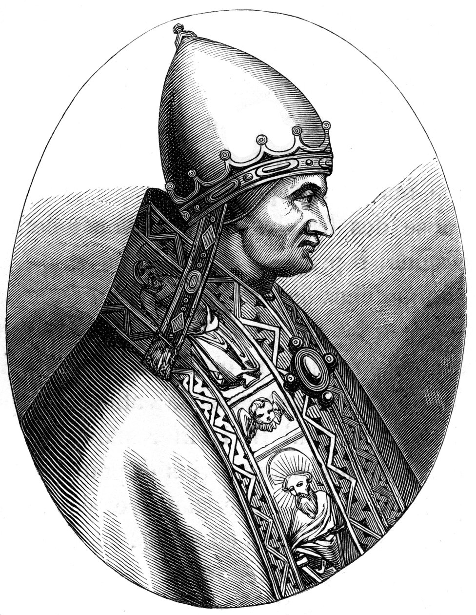 Papa Masum IV 1180-1254, 1849 by Unbekannt