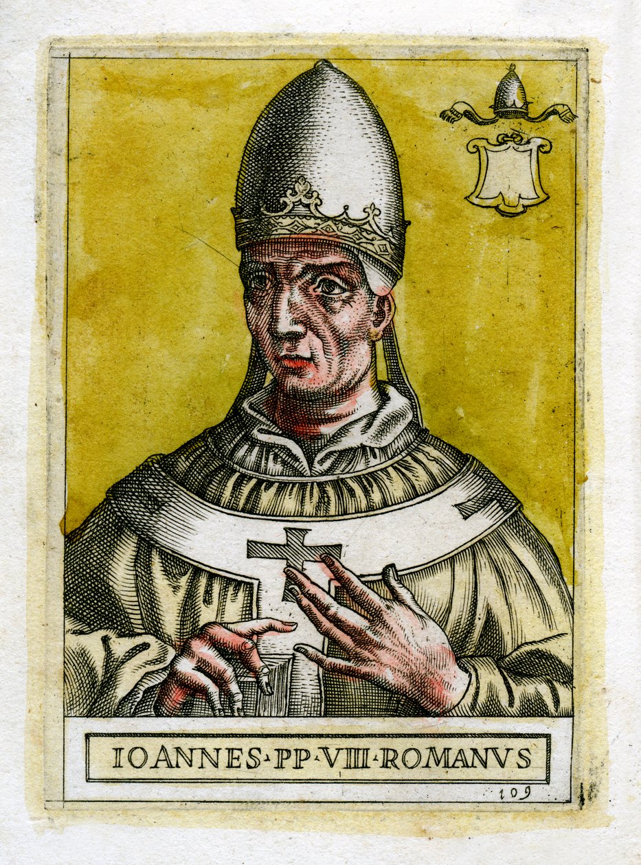 Papa John VIII by Unbekannt