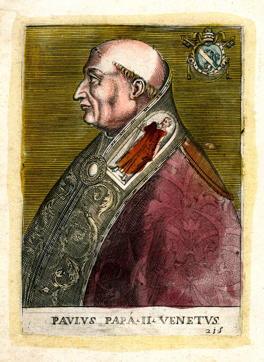 Papa II. Paul by Unbekannt