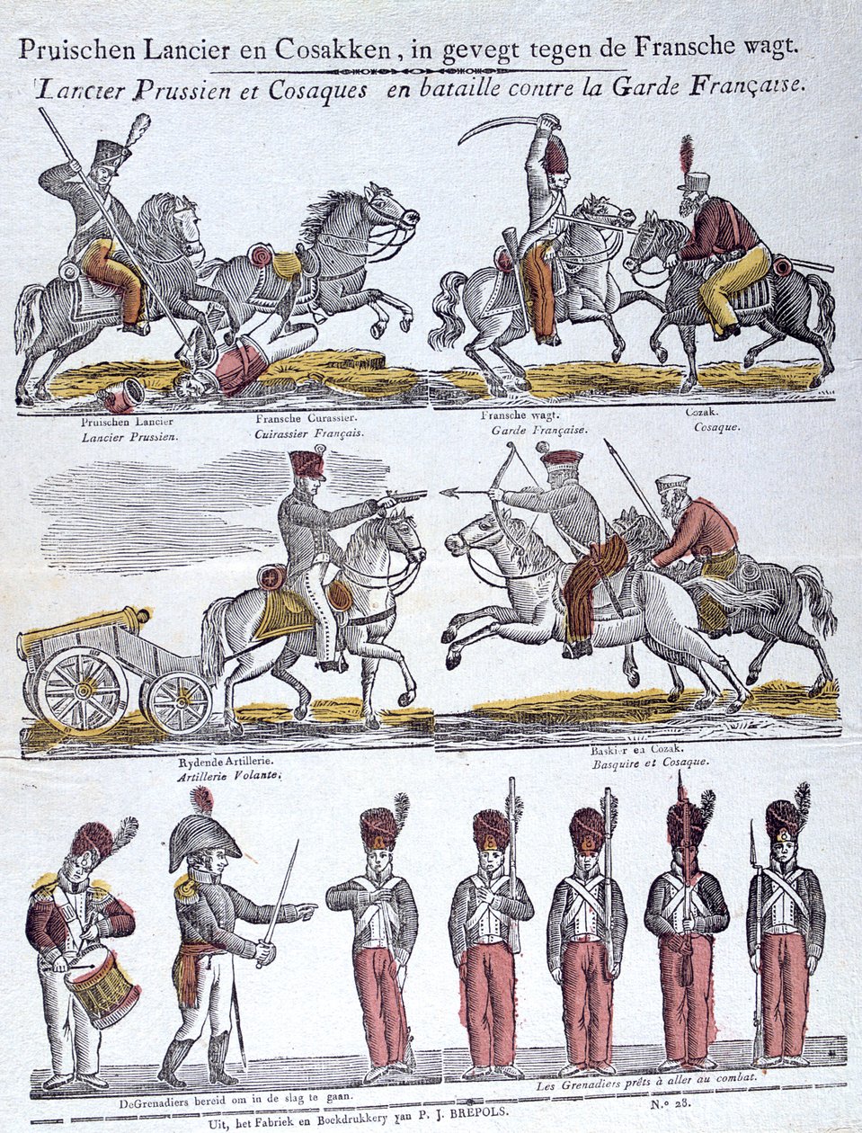 Napolyon savaşlarının popüler görüntüsü, 19. yüzyıl by Unbekannt