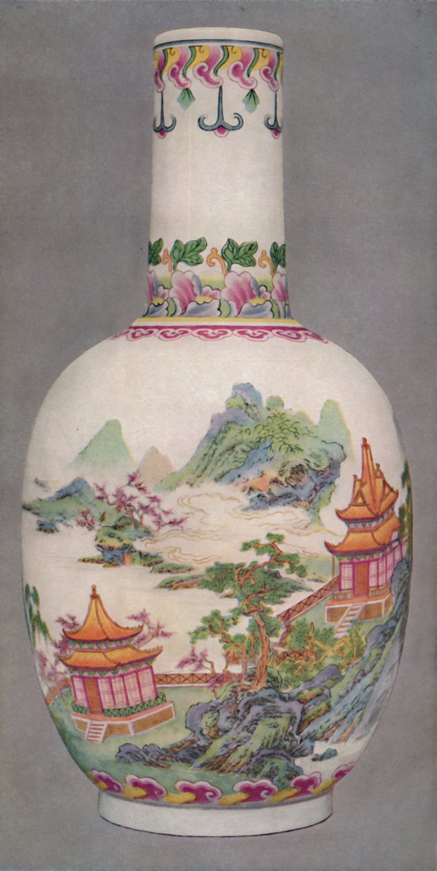 Ku Yueh Hsuan Tarzında Porselen Şişe. ChIen Uzun Dönem, 1736-1796, 1928 by Unbekannt
