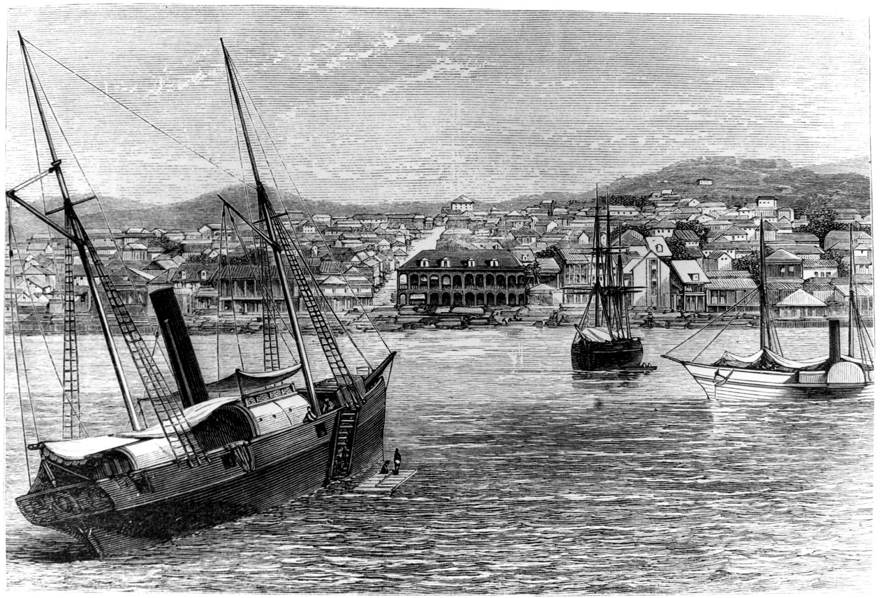 Port au Prince, Haiti, 1873 by Unbekannt