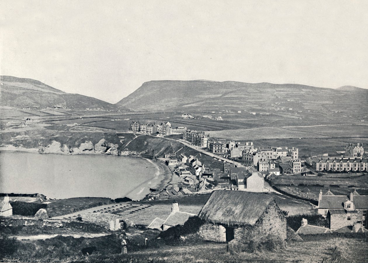 Port Erin - Kasaba ve Çevresinin Panoramik Görünümü, 1895 by Unbekannt