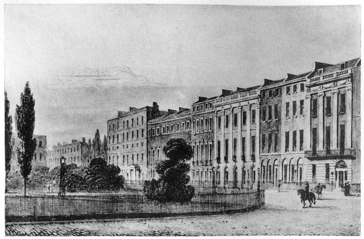 Portman Meydanı, Londra, c1813 1907 by Unbekannt