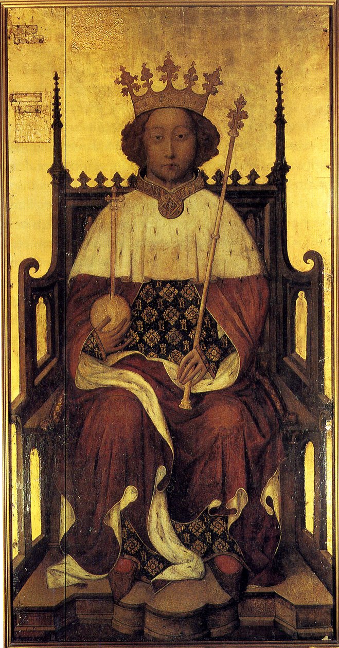 Portre İngiltere Kralı II. Richard, yaklaşık 1390 by Unbekannt