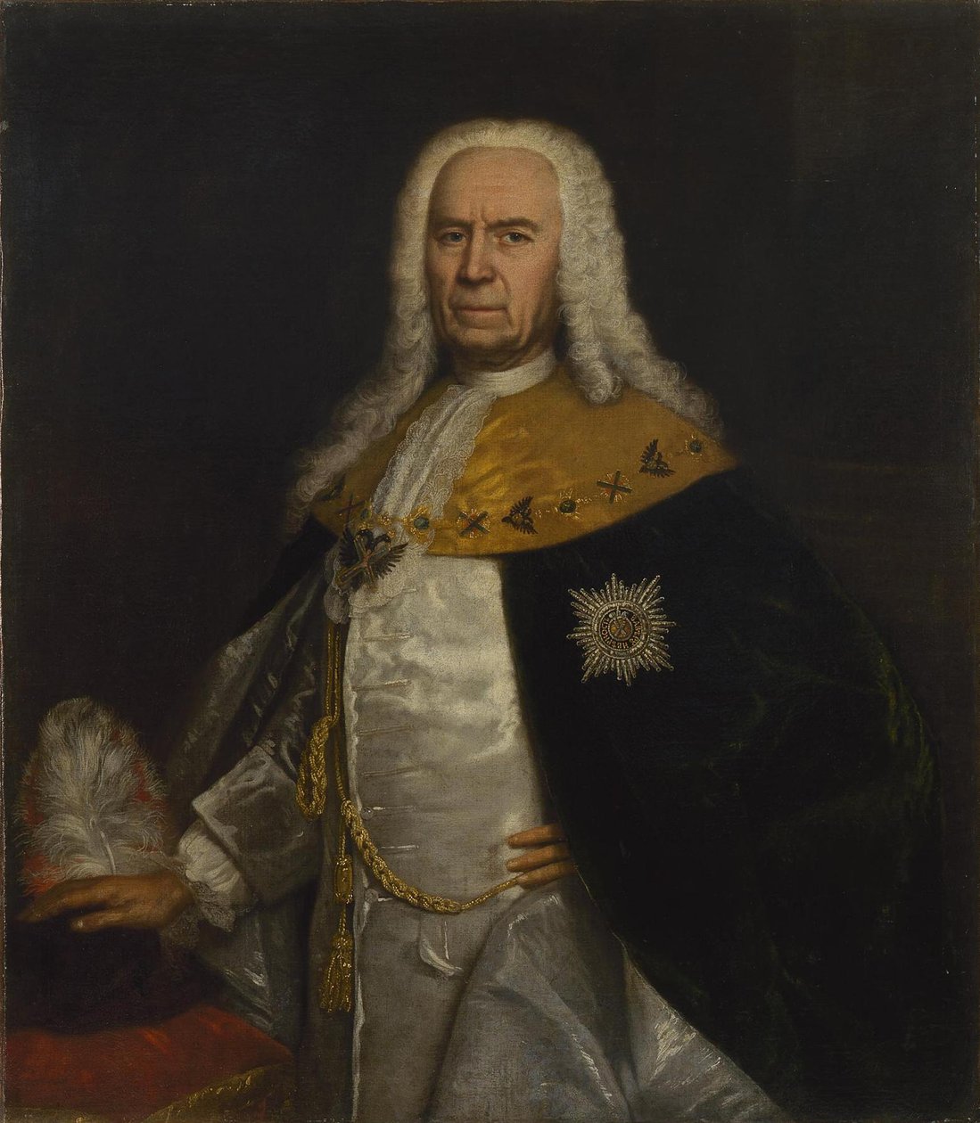 Kont Andrei İvanoviç Ushakov'un Portresi 1708-1739, 18. Yüzyılın Ortası by Unbekannt