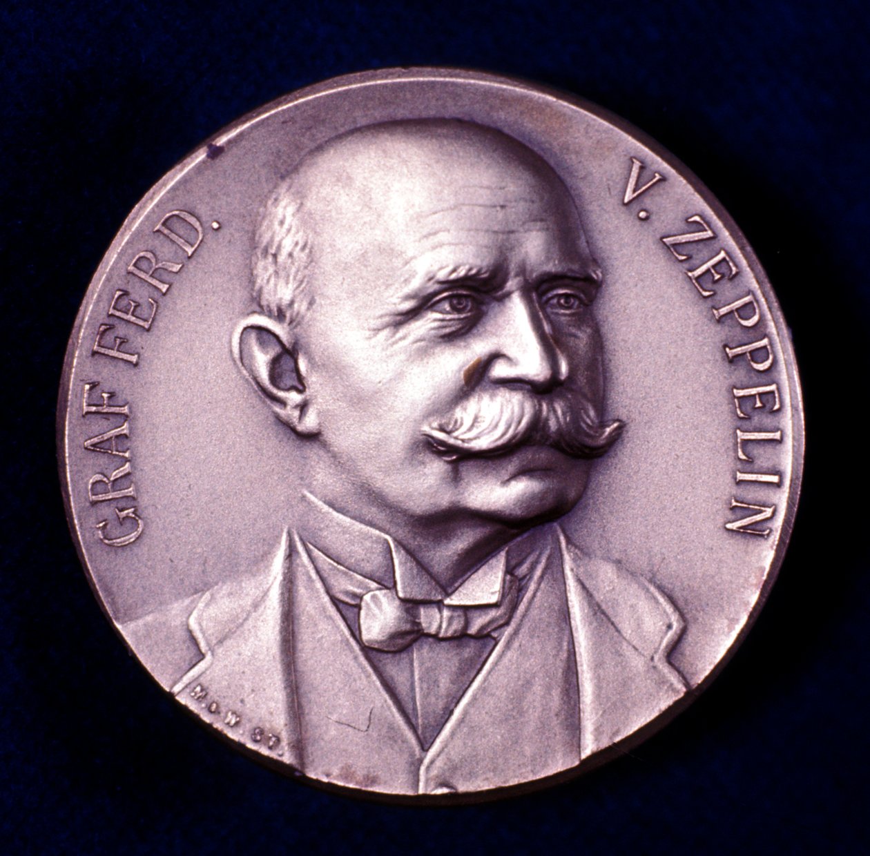 Kont Ferdinand von Zeppelin'in portresi by Unbekannt