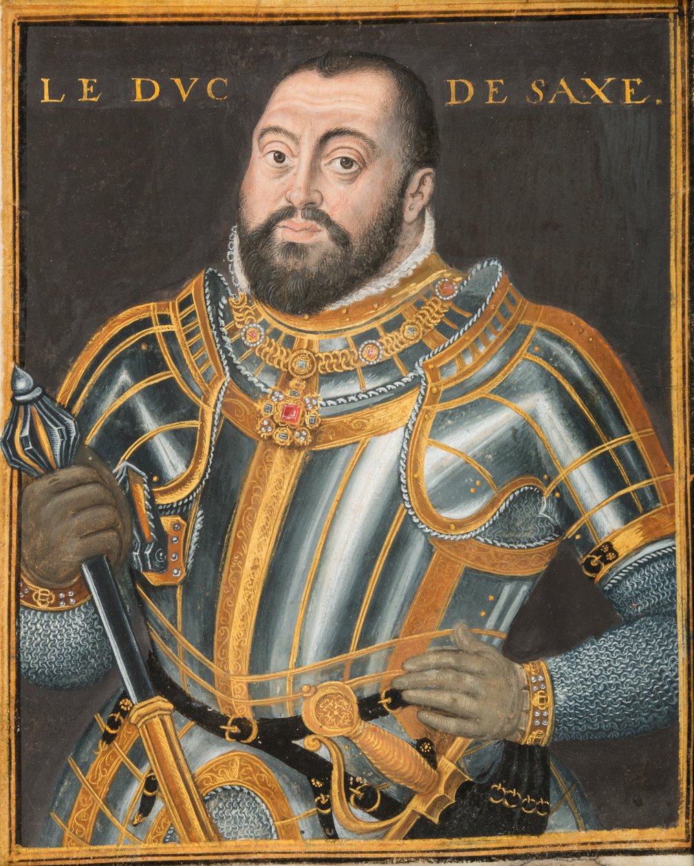Duke Johann Friedrich I 1503-1554, Saksonya Seçmeni, yaklaşık. 1550. by Unbekannt