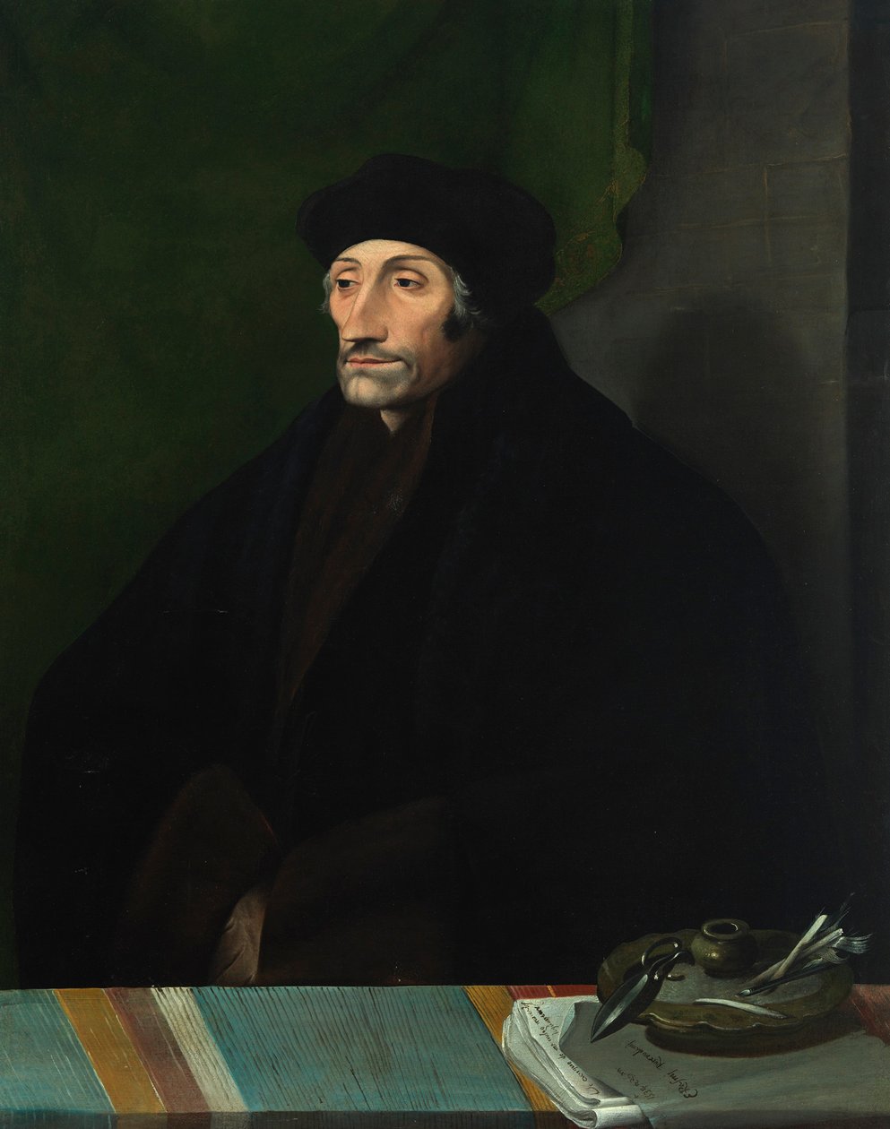 Rotterdam Erasmus portresi 1467-1536, 16. yüzyıl. by Unbekannt