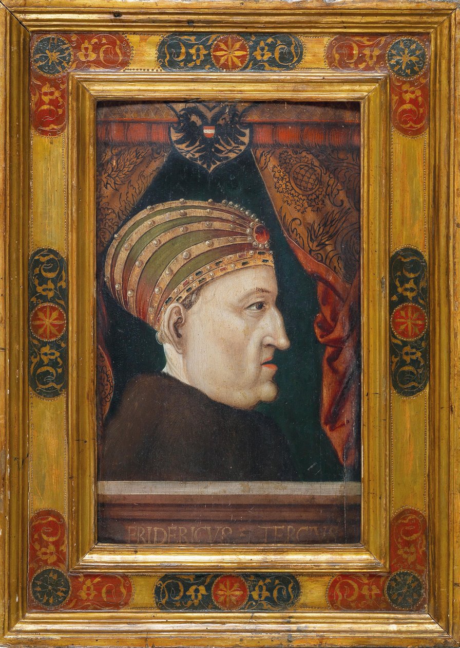 Frederick III 1415-1493, Kutsal Roma İmparatoru, 1552 portresi. by Unbekannt
