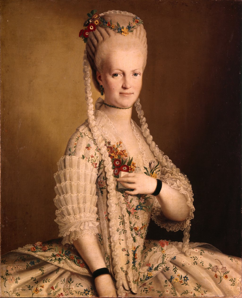 Sarah Greigh'in portresi 17521793, Amiral Samuel Greigh'in karısı, 1775 by Unbekannt