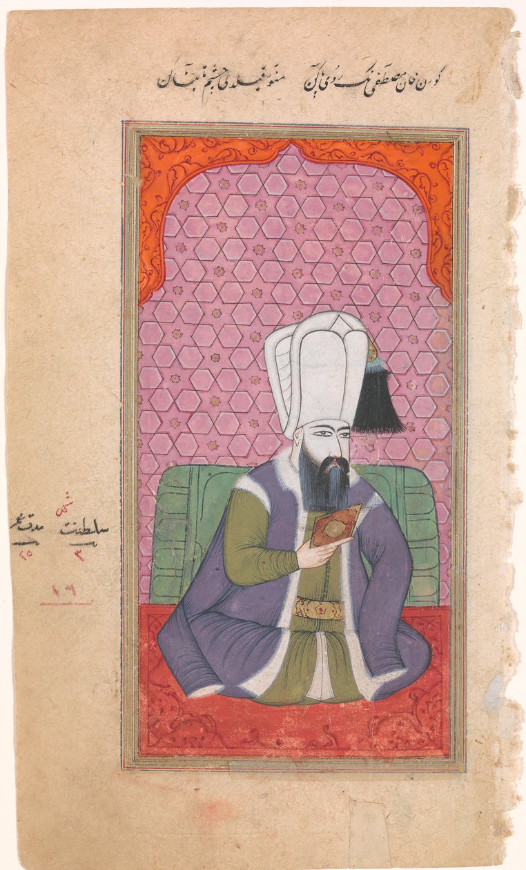 Sultan Mustafa I r. 1617-18, 1622-23, 17. yüzyılın sonu ve 18. yüzyılın başı. by Unbekannt