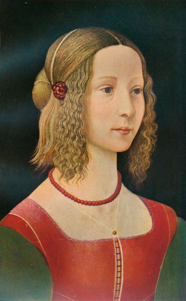 Bir Kızın Portresi, c1490, 1911 by Unbekannt